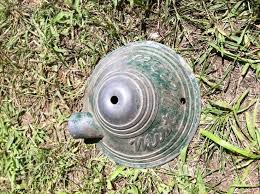 1950s mist master sprinkler found at yard sale for a buck