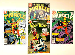 DC COMICS BRONZE AGE MISTER MIRACLE #22,23,24 & WONDERWOMAN ...