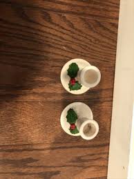 2 mistletoe candle holders | eBay