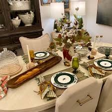 Gingham Green Linen Napkins - Set of 4 – Thomas Lee Living