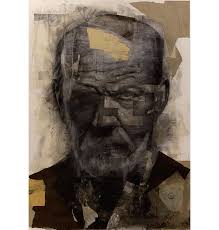 Macula 120x120cm Oil, acrylics,inks and paper glued on ...