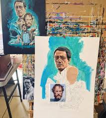 Paul Mann | JAWS illustration done in acrylic paint. #jaws ...