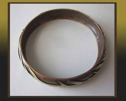 Buy BRANCH Out.. Mixed Metals Brutalist Banglet, Brass on ...