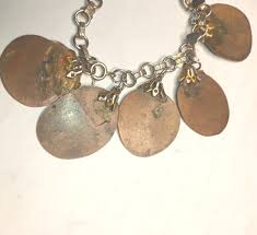 Unique Vintage Flattened Coins As a Elegant Bracelet Some ...