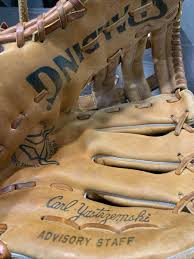 Vintage SPALDING 42-5375 Carl Yastrzemski Advisory Staff Baseball Glove Mitt | eBay