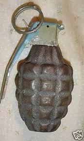 WWII ERA INERT PINEAPPLE HAND GRENADE FUZE M228 RFX | #38632330