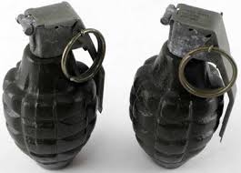 Wwii Era Inert Mk 2 Pineapple Grenade Lot