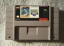 MLBPA Baseball (EA, 1994) SNES Complete w/ Stats & Reg. Card ...