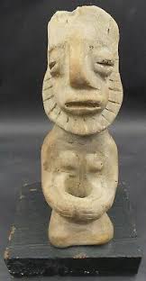 Pre-Columbian Narino Culture Anthropomorphic Terracotta Figurine ca. 800-1500 AD | eBay