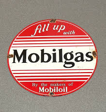 VINTAGE 12” MOBIL Motor Gas Oil Car Truck Porcelain Sign - Etsy