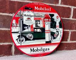 Mobilgas MOBILOIL Heavy Steel Vintage Style Metal Sign - Etsy