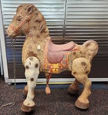 VTG Steel Mobo Horse Bronco Kids Toy, Made in England ...