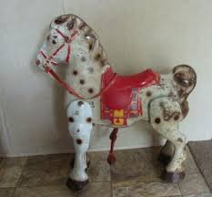 VINTAGE METAL MOBO BRONCO HORSE | eBay