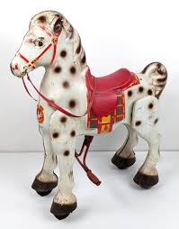 Sold at Auction: Original MOBO White Bronco Ride On Horse