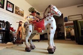 MOBO Bronco Vintage Bouncy Metal Horse, Bounce-Action works, but No Foot Stirrup | eBay