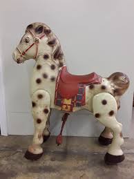 Sold at Auction: 1940's MOBO Bronco Metal Rocking Horse