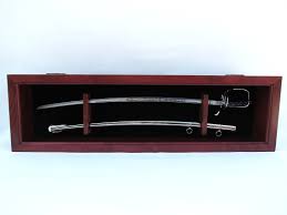 Military Saber / Sword Display, OFFICER - Cherry, Oak or ...
