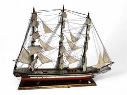 Sold at Auction: Thierry Despont, Wooden Ship Model on Stand