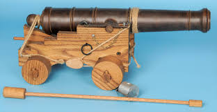 Large Fireable Model Naval Cannon & Carriage, | Proxibid