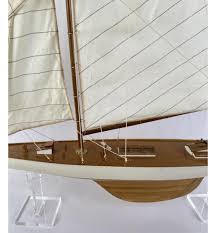 Sold at Auction: Antique Wood Pond Boat