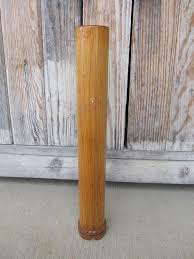 Antique Primitive Tall Wooden Spool Bobbin-GCC08559