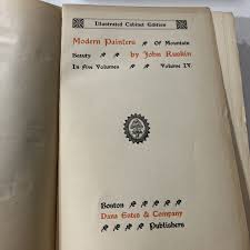 VTG Modern Painters Of Mountain Beauty Volume IV by John ...