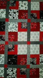 Red and Black Garden Quilt Wall Art | eBay