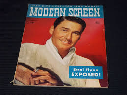 1943 NOVEMBER MODERN SCREEN MAGAZINE - ERROL FLYNN COVER - E 16831 | eBay