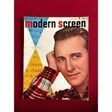 1948, Bing Crosby, "Modern Screen" Magazine (No Label) Scarce / Vintage