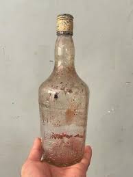 OLD VINTAGE RARE NICOL'S PATENT NO. 153277 AJUDHIA DISTILLERY GLASS BOTTLE | eBay