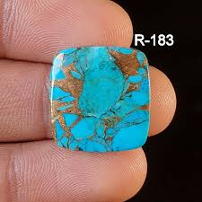 Natural Blue Copper Turquoise Cabochon - Loose Polished ...