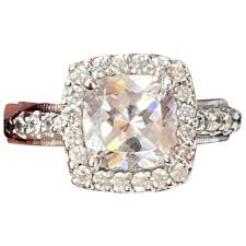 Similar Items to Vintage Tacori Sterling Silver Engagement Ring
