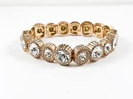 Modern Round Cut Elegant Setting Flexible Stretch Fashion Bracelet – Next Fashion Jewelry