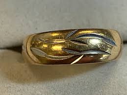 ESTATE 14K WOMENS-GENTS WEDDING Band Solid 14K Yellow Gold ...