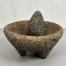 VTG Mexican Molcajete & Tejolote Granite Mortar & Pestle Set ...