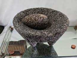 Mortar Pestle, Spanish is a Molcajete, Mexican Mortar ...