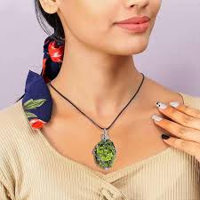 Moldavite Necklace Adjustable Moldavite Crystal Chain ...