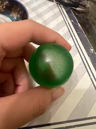 Found this shimmery glass ball at the beach of the Caspian Sea. We called it “heart of the sea” : r/whatisthisthing