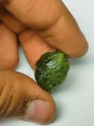 Unique Peridot Gem - 34.5 Carats - Rare Green Crystal | eBay