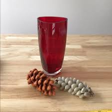 FTD | Accents | Ftd Vase Home Decor Red Wwax Pinecones ...