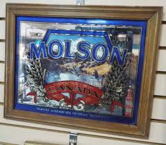 Lot - Molson Canada Beer Mirror Sign