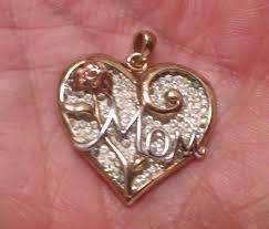 Vintage STERLING SILVER Signed 925 CN HEART SHAPE Pendant ...