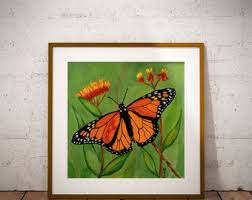 Monarch Butterfly High-quality Hand-drawn Art, Realistic Drawing, Digital Download, PNG File - Etsy