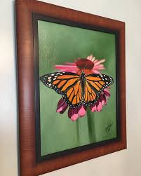 Oil Painting of a Butterfly - Etsy