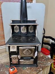 Quick Meal Salesman Sample Cast Iron Stove W/crome