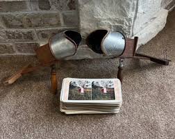 Two Stereoscope Stereo Viewers With 98 American Tourist Site ...