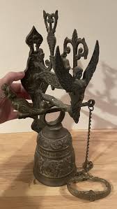 Vintage Brass Church Wall Bell For Sanctuary & Sacristy Made ...