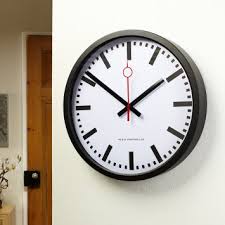 Clock Bahnhofsuhr Funk 50 Cm Clock Bahnhofsuhr Doppelseitig ...