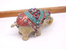 Elephant Trinket Box for sale | eBay