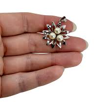 Flower Leaf MCM Japanese Saltwater Cultured Akoya Vintage ...